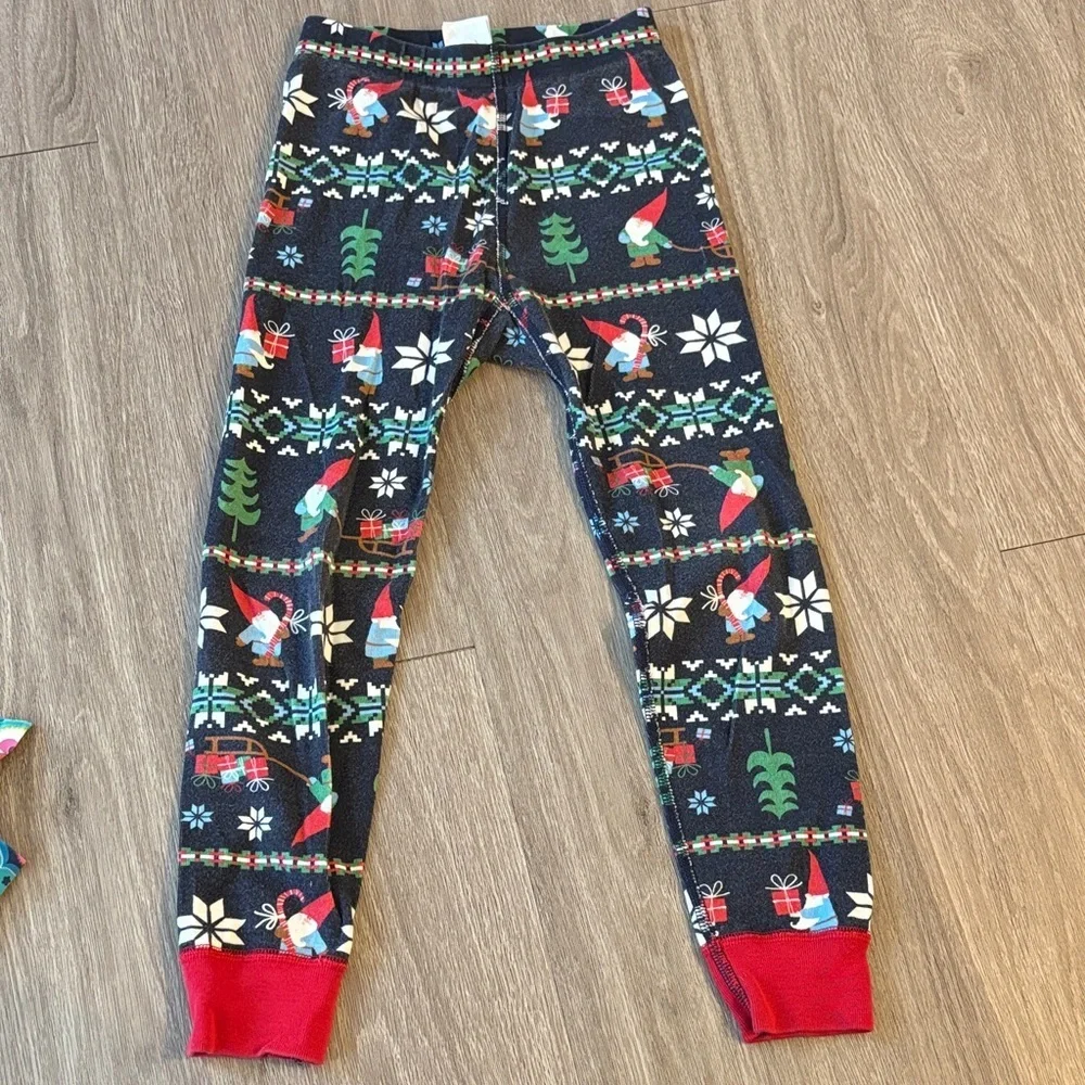 Hanna Andersson Holiday Pajama Pants - Black and Green